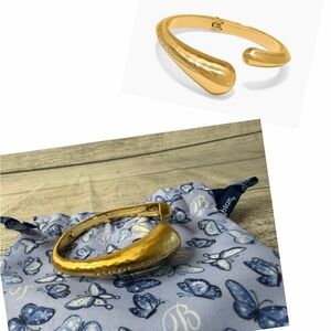 Nile Open Hinge Bangle by Brighton